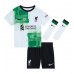 Liverpool Virgil van Dijk #4 Bortatröja Barn 2023-24 Kortärmad (+ korta byxor)